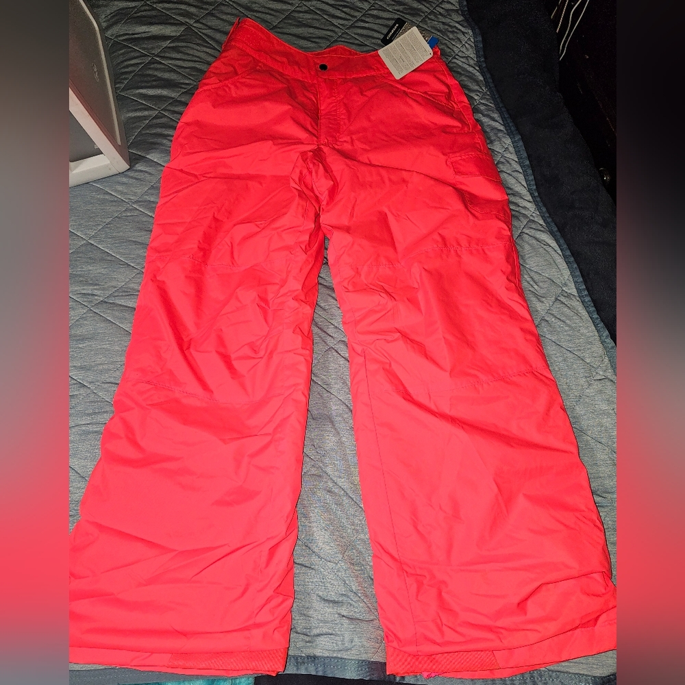 Girls/Youth XL Columbia Bright Pink snowpants